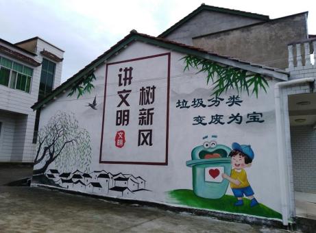 张家界墙绘是现在流行的墙体广告