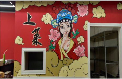 张家界墙体彩绘的发展和应用