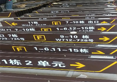 张家界广告标识中，常见的几种安装方式。